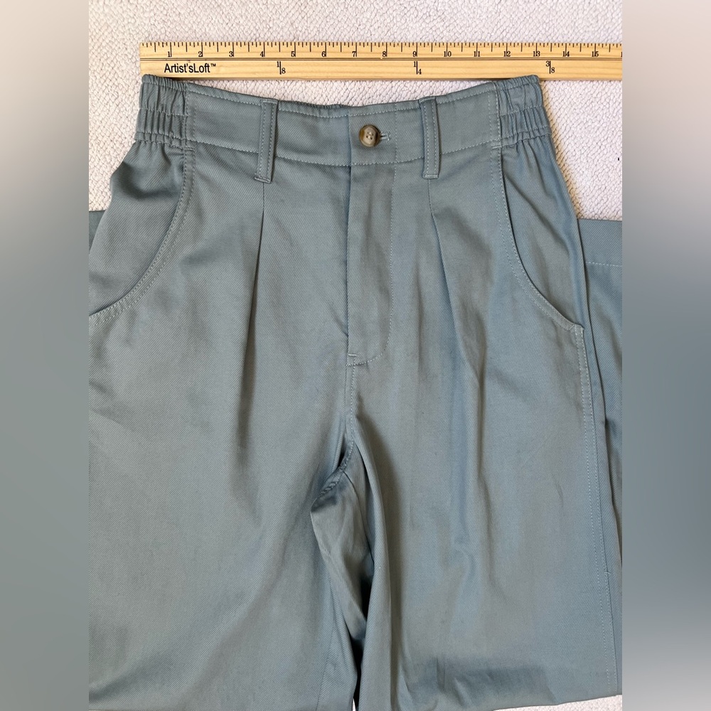 🆕Madewell Women’s The Neale Straight-Leg Pant in Drapeweave Overcast(Blue)Size 2 - Picture 6 of 16
